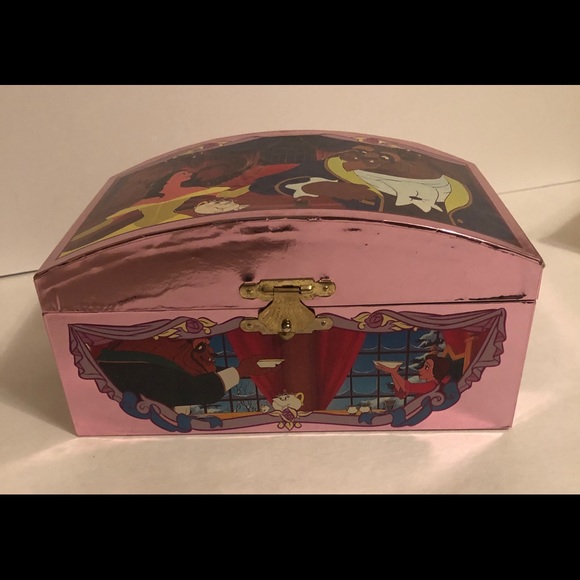 1991 Disney Beauty + the Beast Music Box NWT - Picture 9 of 16